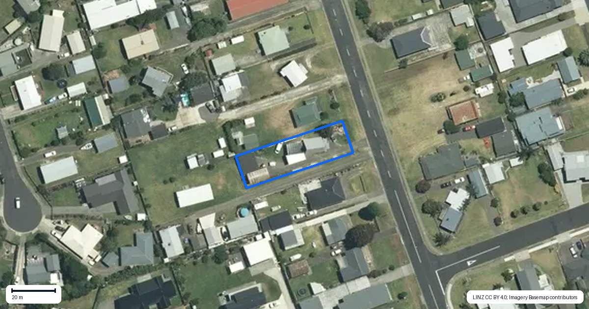 Property context map for 152 Cook Drive, Whitianga