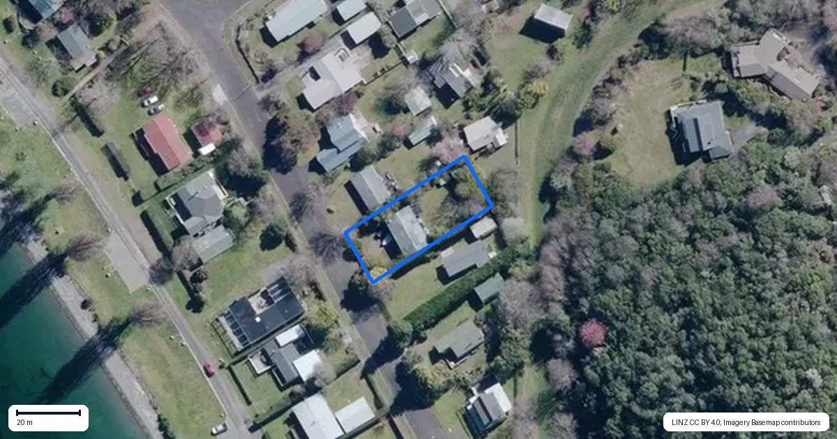 Property context map for 20 Keitha Place, Kinloch, Taupo