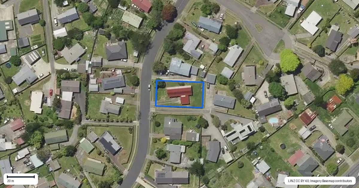 Property context map for 25 Rewarewa Street, Owhata, Rotorua
