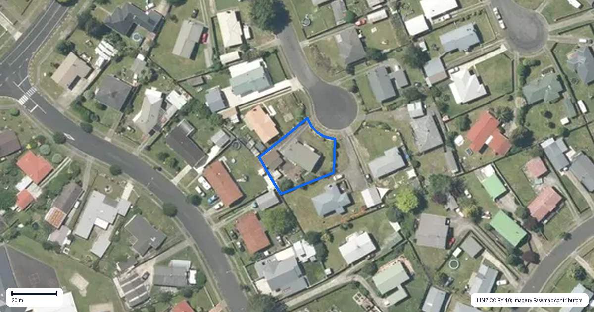 Property context map for 6 Kuku Place, Tokoroa