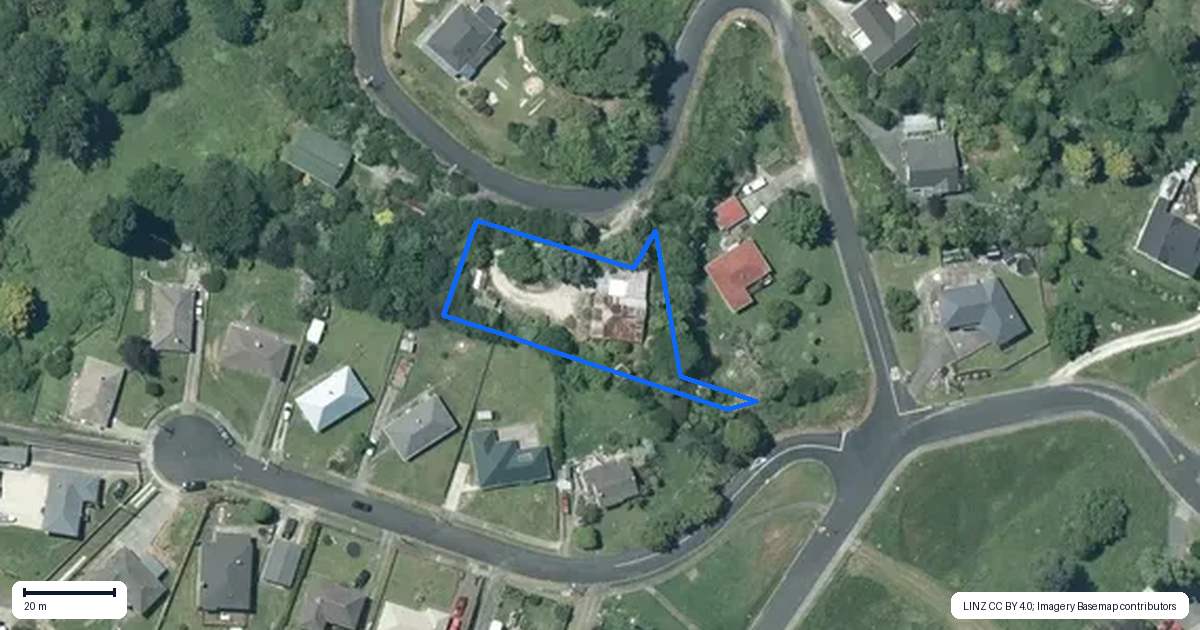 Property context map for 5 View Road, Te Kuiti