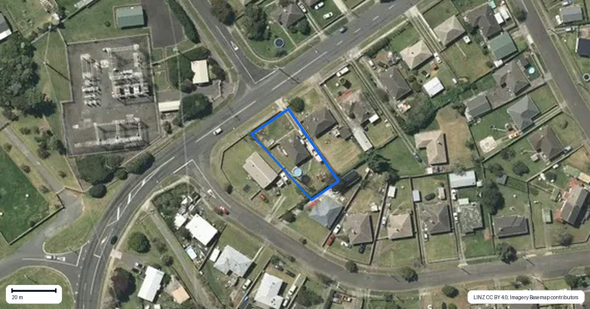 Property context map for 31 Rotowaro Road, Huntly