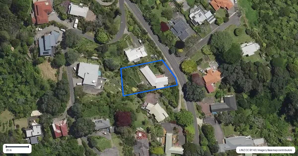 Property context map for 48 Hillcrest Road, Whakatane