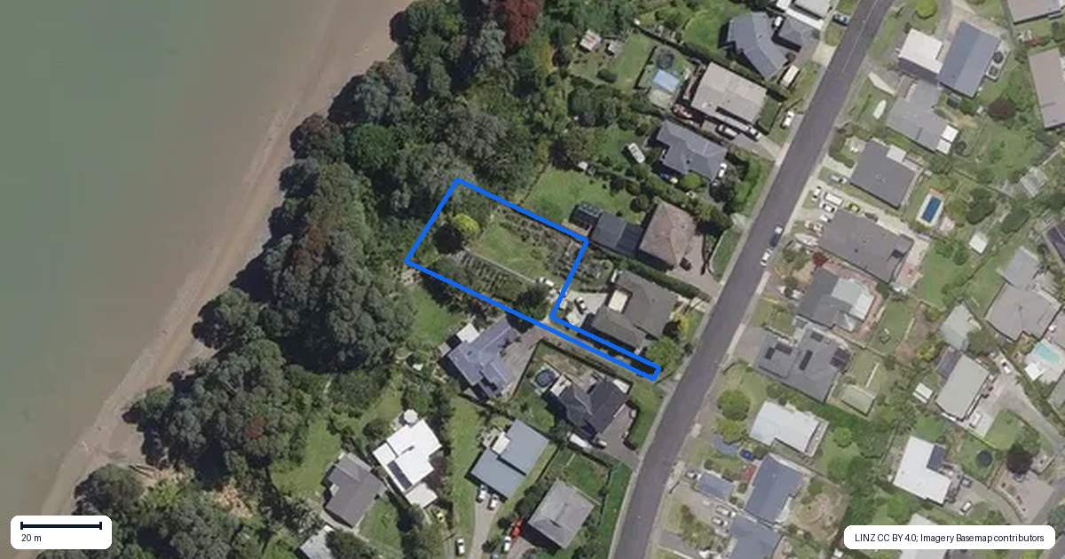 Property context map for 23 McDonnell Street, Omokoroa