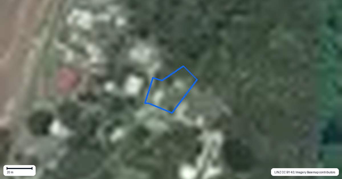 Property context map for 5 Adams Road, Thornton Bay, Thames