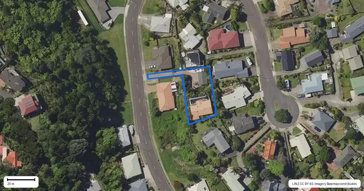 Property context map for 59 Appenzell Drive, Whakatane