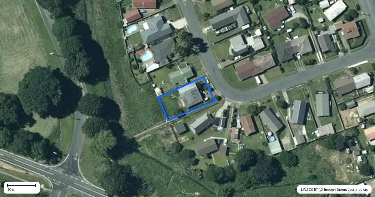 Property context map for 15 Glendon Place, Otorohanga