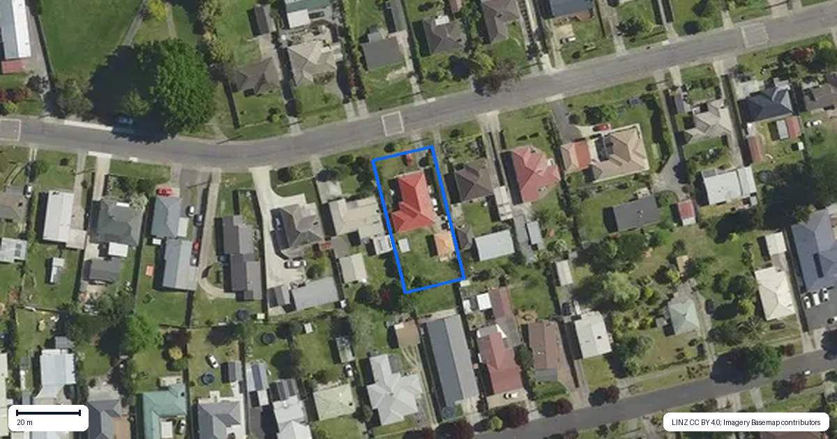 Property context map for 20 Konene Street, Utuhina, Rotorua