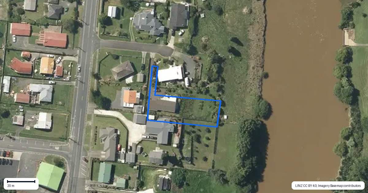 Property context map for 3 View Terrace, Ngaruawahia
