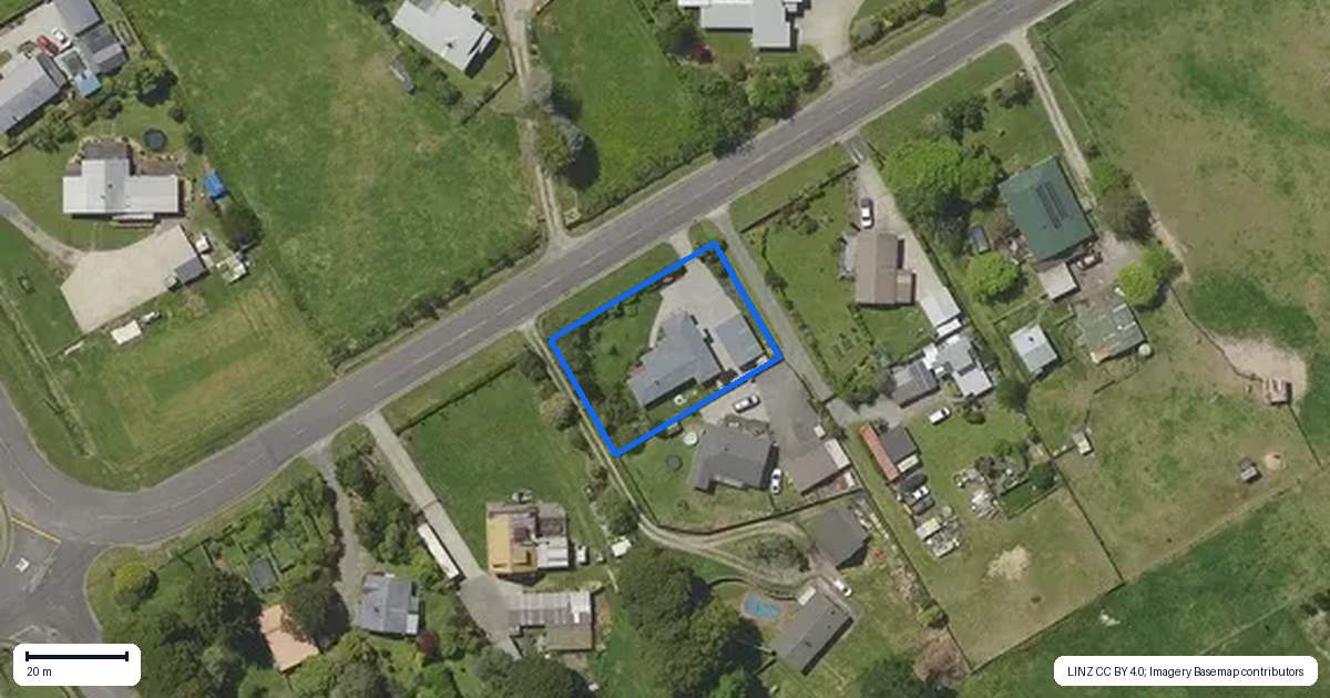Property context map for 14 Tarena Street, Mamaku