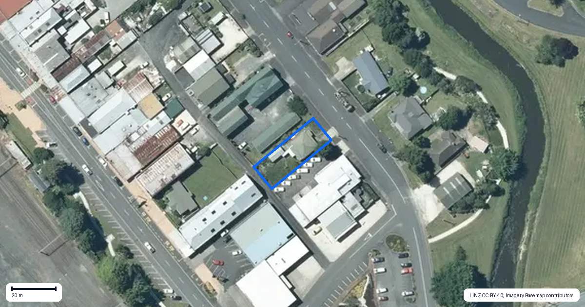 Property context map for 76 Taupiri Street, Te Kuiti