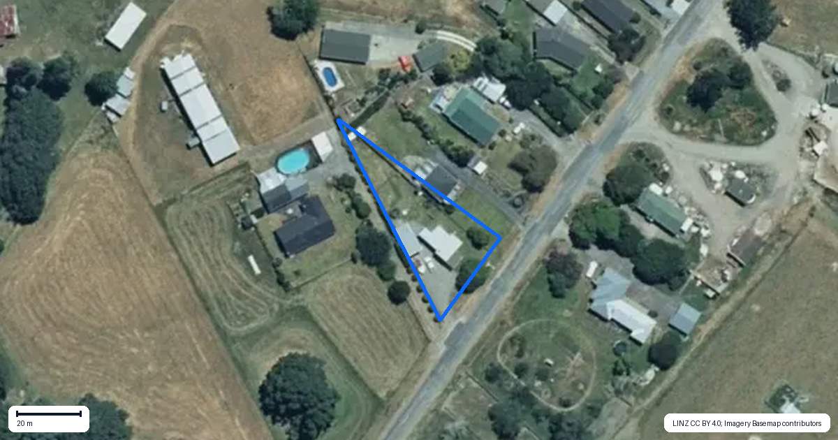 Property context map for 63 Kirton Road, Manunui, Taumarunui