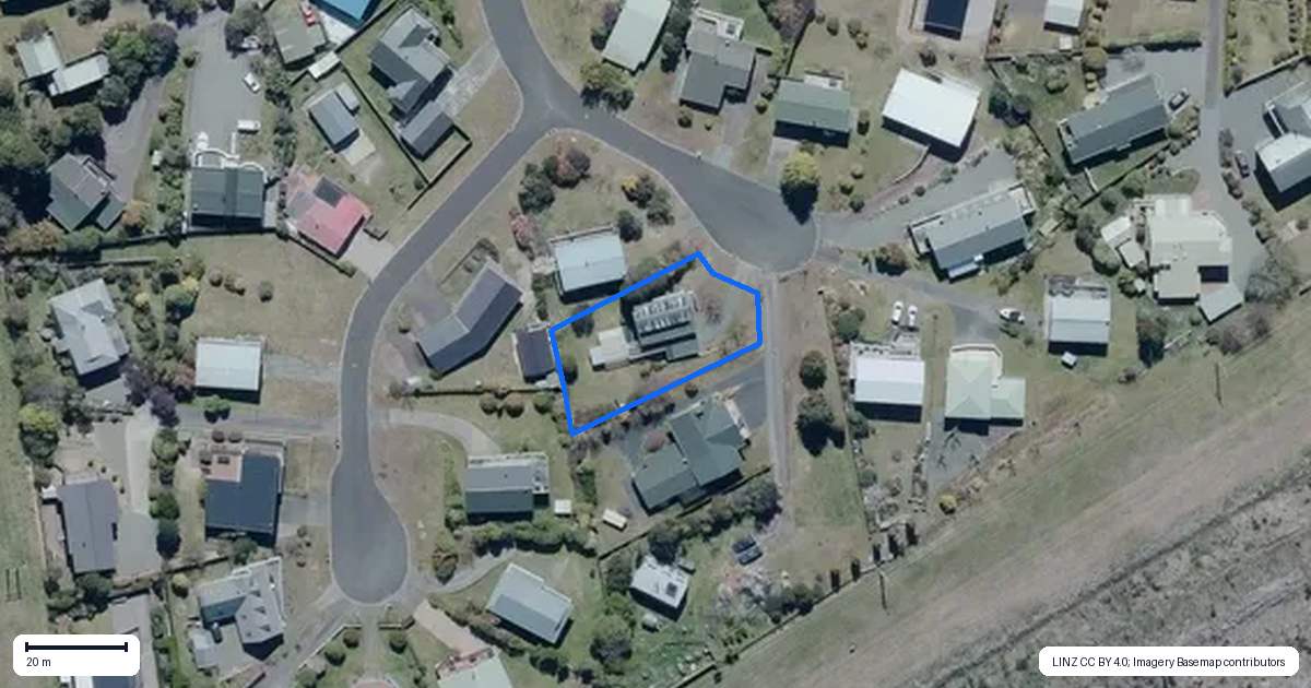 Property context map for 6 Asher Avenue, Motuoapa