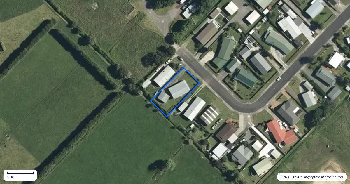 Property context map for 25 Dunlop Crescent, Te Aroha