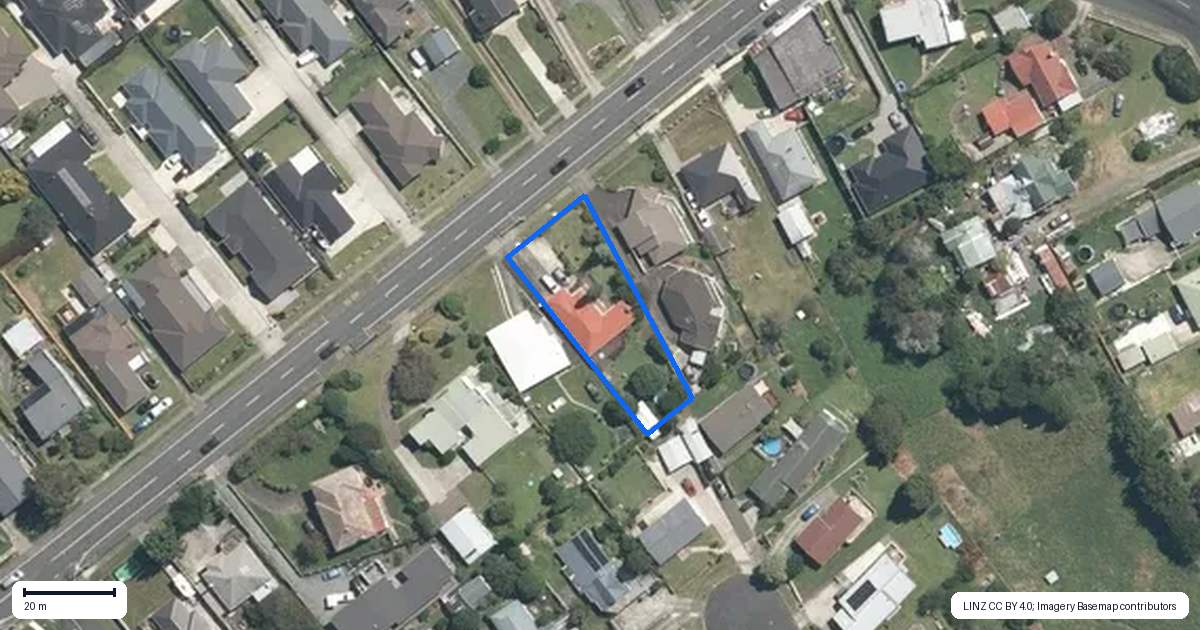 Property context map for 89 Puniu Road, Te Awamutu