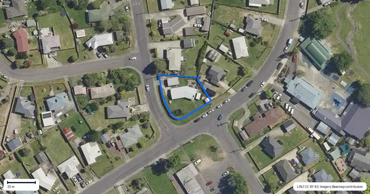 Property context map for 39 Kea Street, Selwyn Heights, Rotorua
