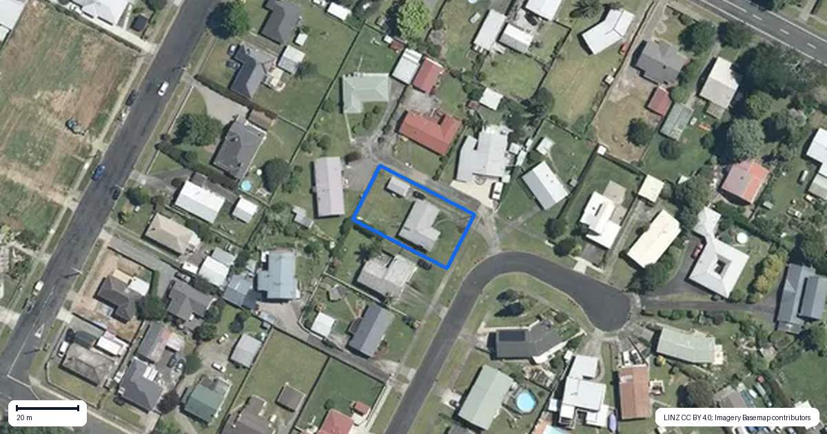 Property context map for 8 Puriri Place, Matamata