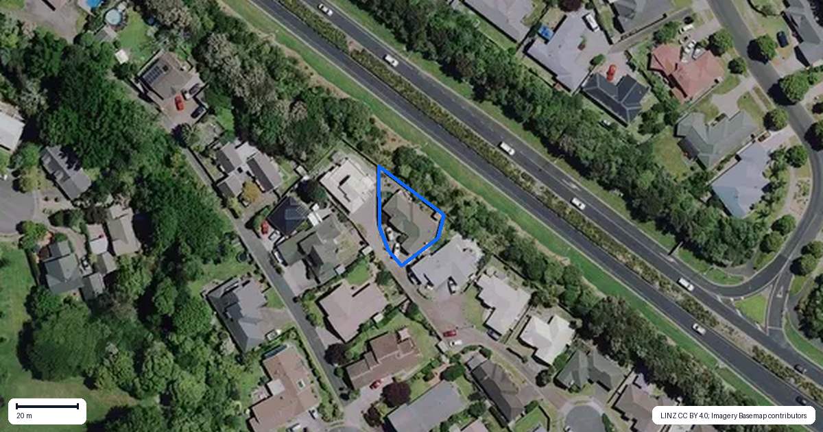 Property context map for 34 Ruby Court, Chartwell, Hamilton