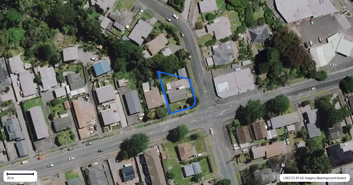 Property context map for 1 Kelvin Place, Hamilton East, Hamilton