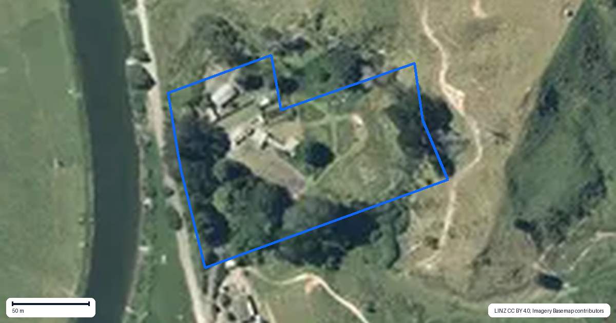 Property context map for 34 Fraser Smith Road, Awakino, Mokau