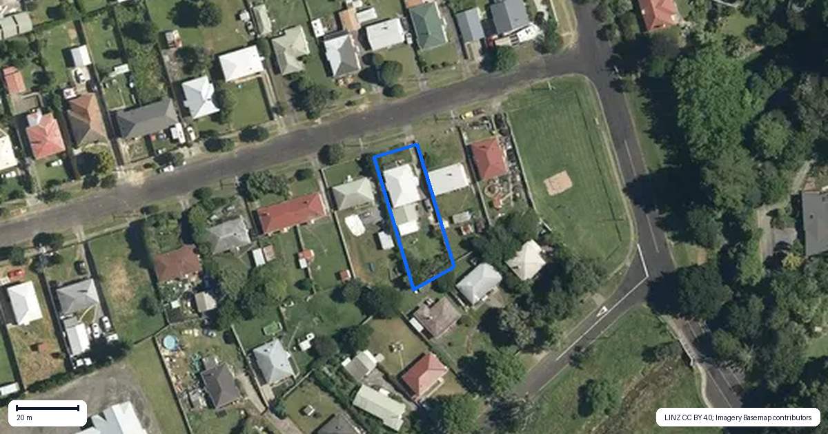 Property context map for 19 Bracken Avenue, Te Aroha