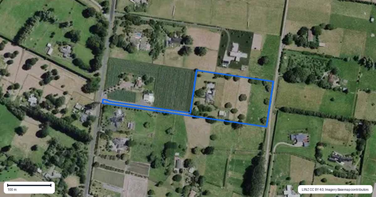 Property context map for 40 Woodside Road, Matangi, Hamilton