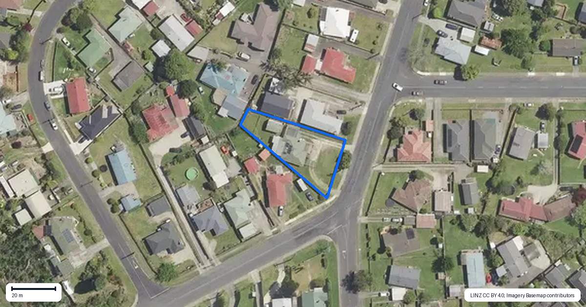 Property context map for 47 Dunlop Road, Te Puke