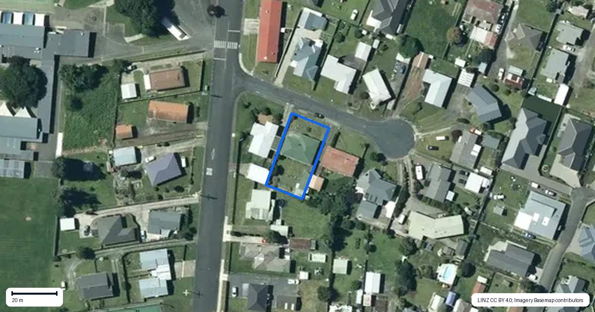 Property context map for 4 Mace Crescent, Otorohanga