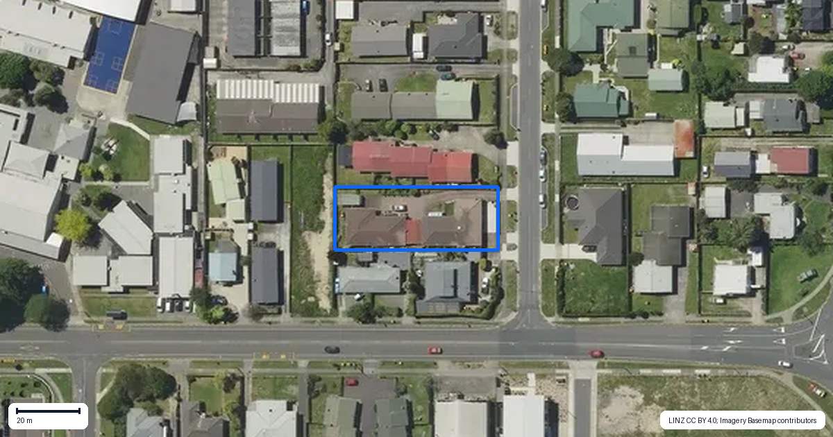 Property context map for 33C King Street, Victoria, Rotorua