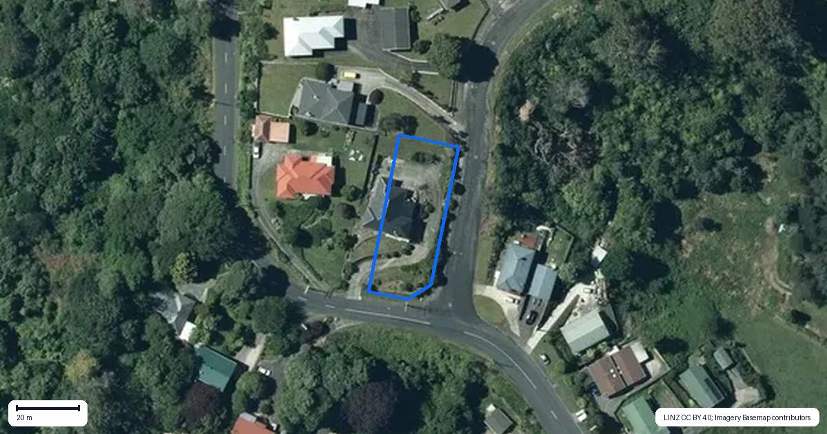 Property context map for 70 Gradara Avenue, Otorohanga