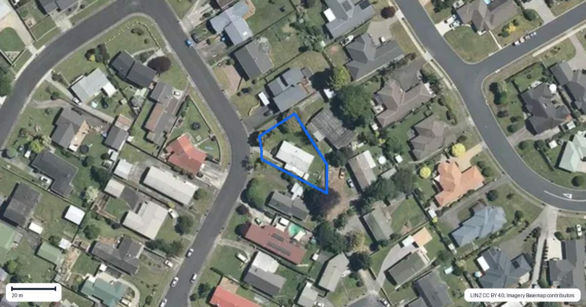 Property context map for 13 Findlater Street, Matamata