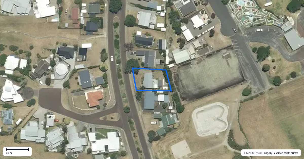 Property context map for 163 Vista Paku, Pauanui