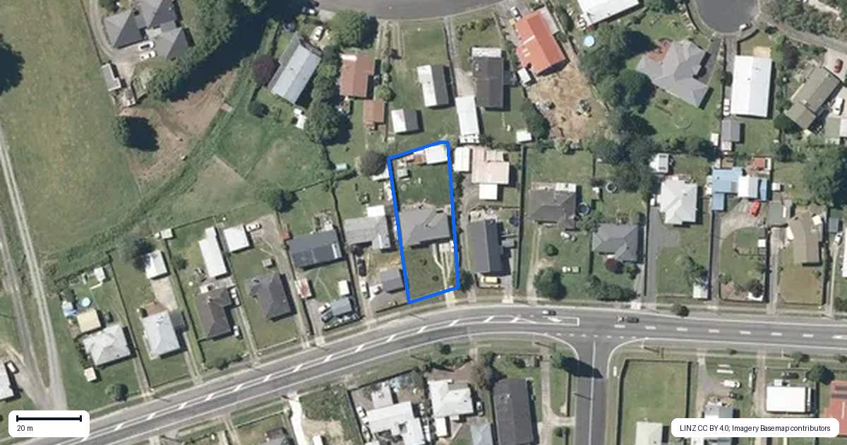 Property context map for 129 Arapuni Street, Putaruru