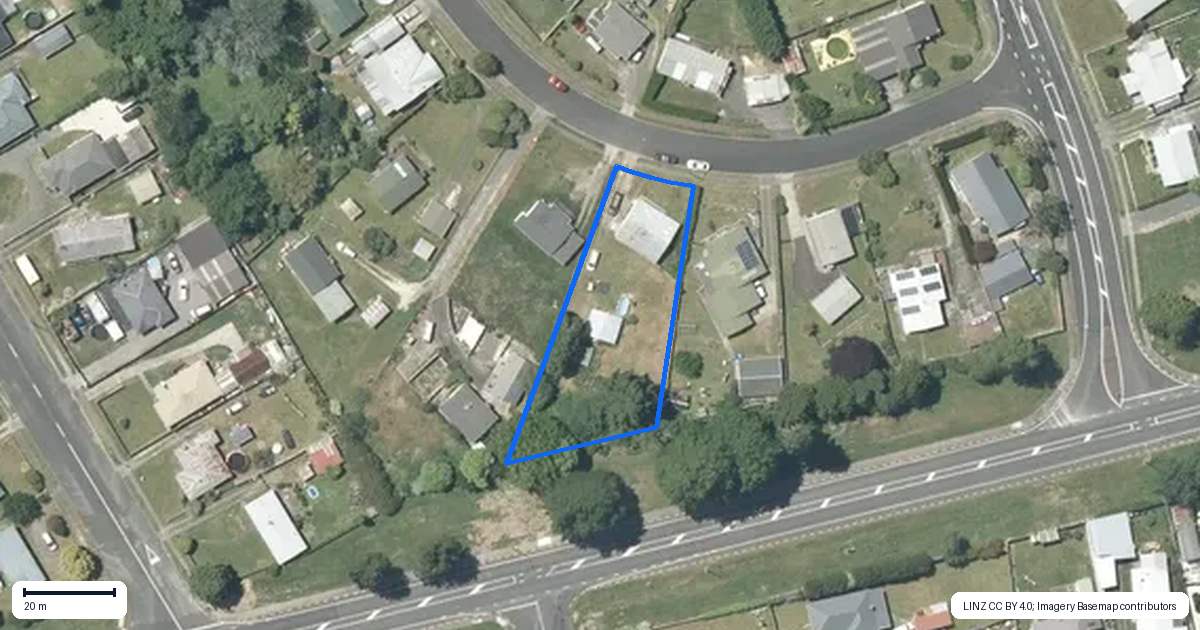 Property context map for 34 Esk Crescent, Tokoroa