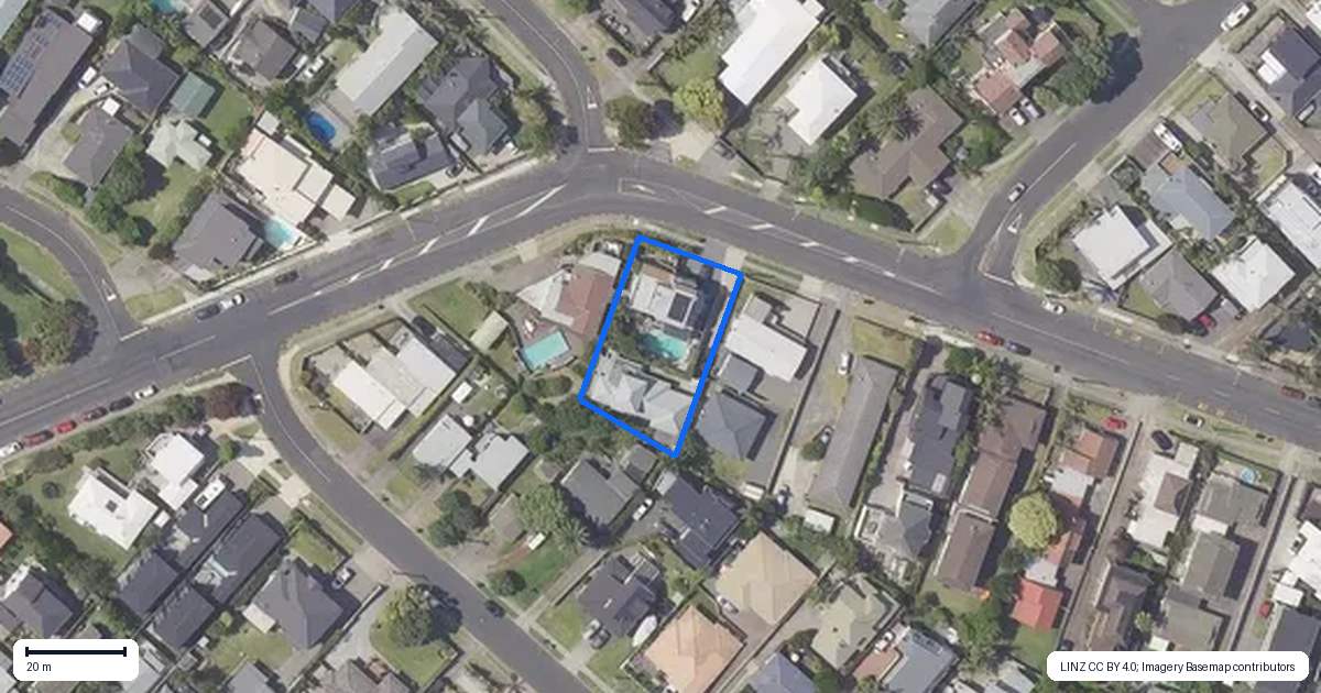 Property context map for 20A Tweed Street, Mount Maunganui