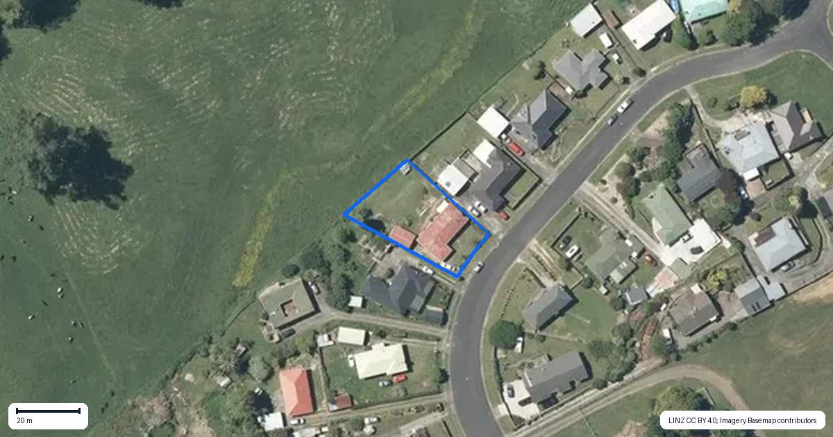 Property context map for 98 Reservoir Street, Putaruru