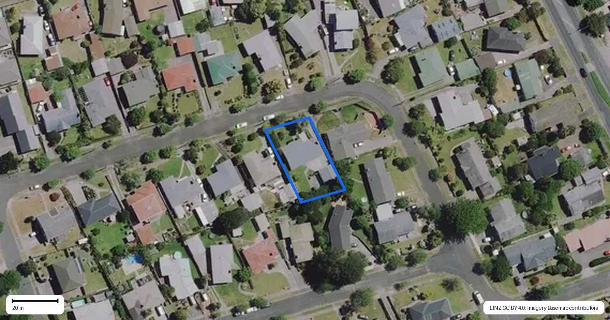 Property context map for 14 Lamont Street, Chartwell, Hamilton