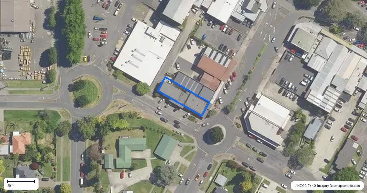 Property context map for 45 Jocelyn Street, Te Puke