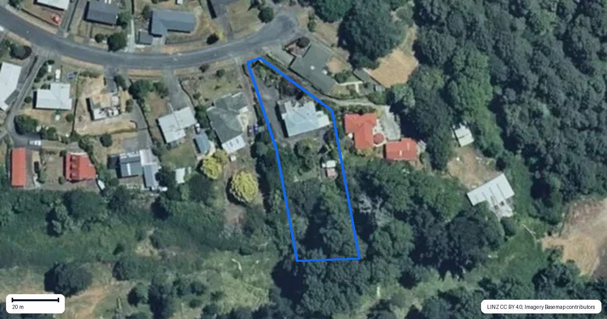 Property context map for 25 Puketapu Crescent, Taumarunui