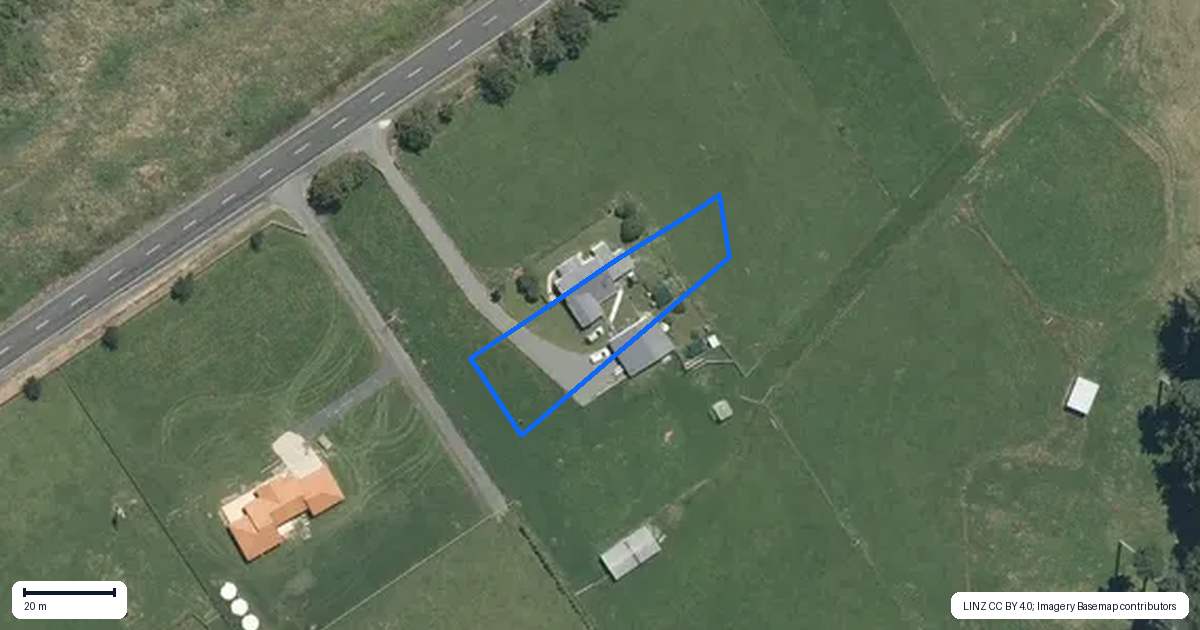 Property context map for 2974 Arapuni Road, Pukeatua