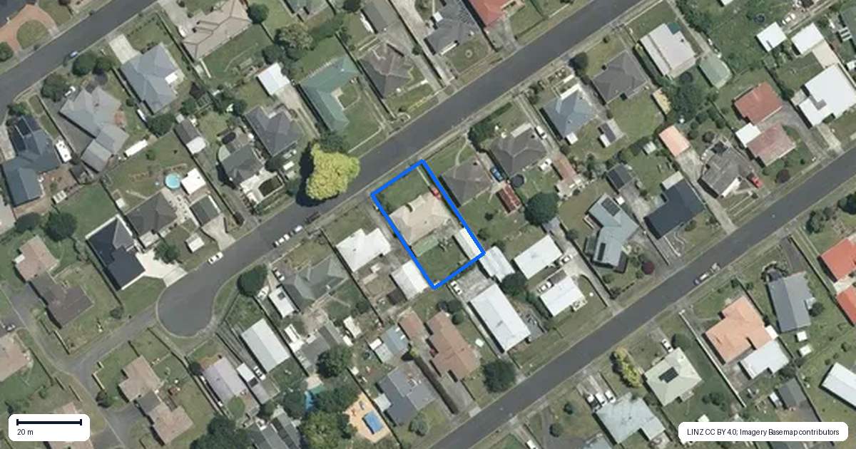 Property context map for 11 Turnbull Crescent, Morrinsville