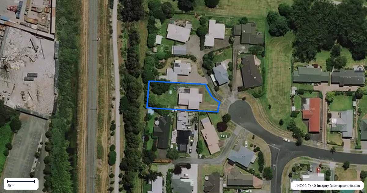 Property context map for 20 Rimmington Drive, Hamilton Lake, Hamilton