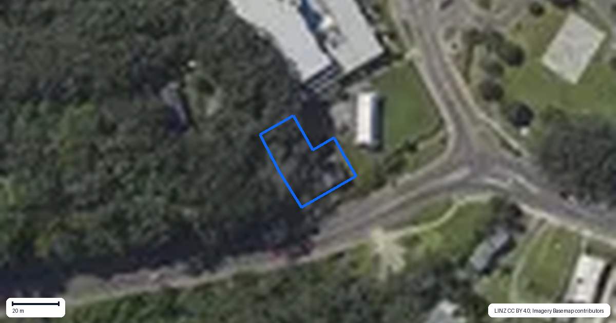 Property context map for 1A West End Road, Ohope