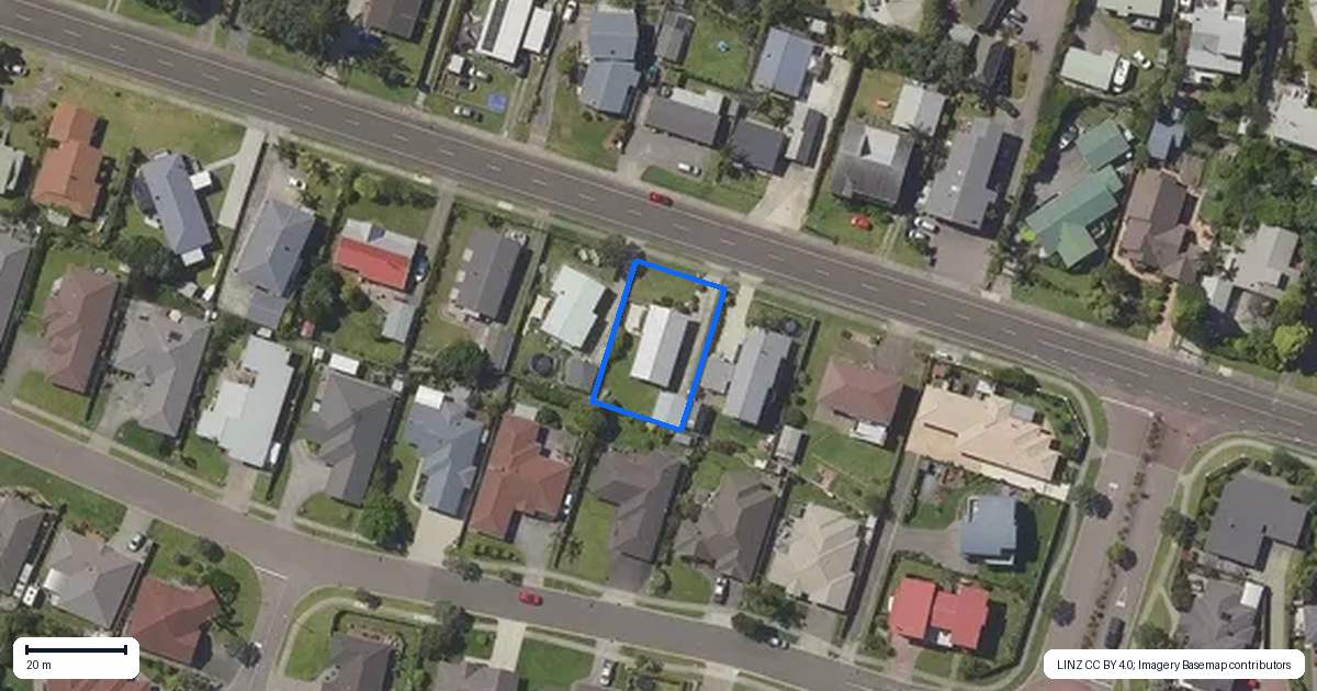 Property context map for 98 Harbour Road, Ohope