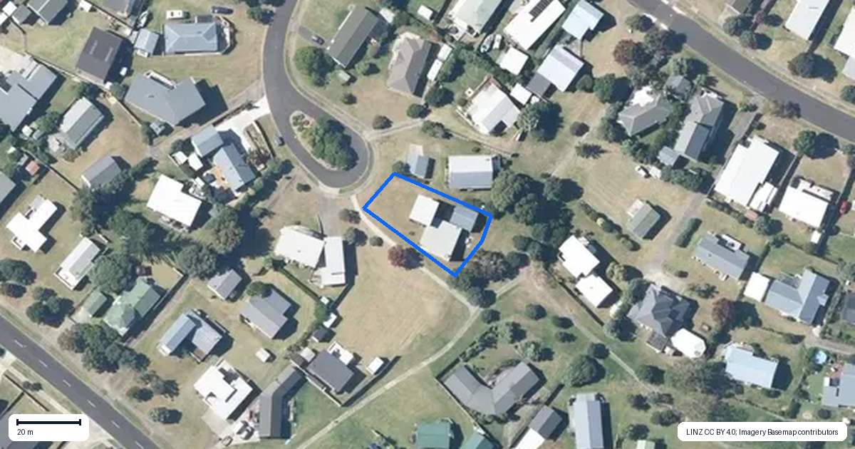 Property context map for 111 Kauri Crescent, Matarangi, Whitianga