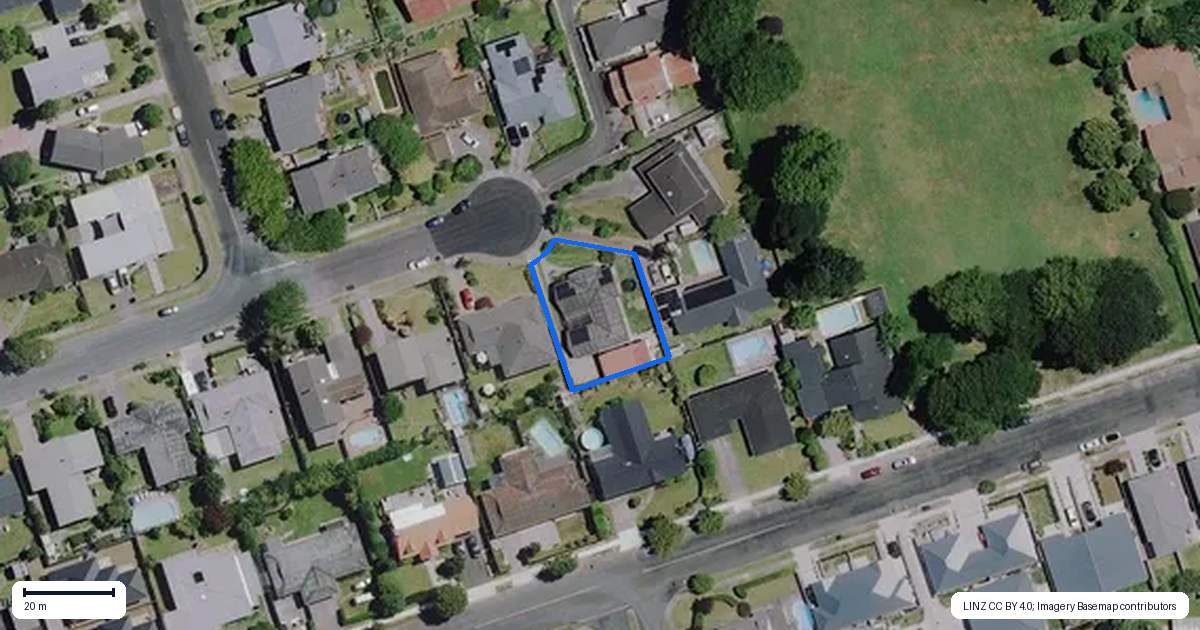 Property context map for 20 Hillary Street, Chedworth, Hamilton