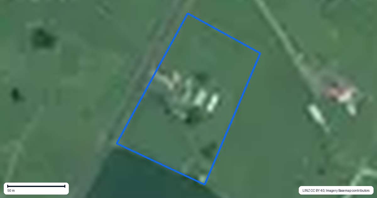 Property context map for 113 Settlement Road, Morrinsville