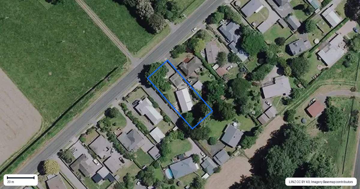 Property context map for 358 Matangi Road, Matangi, Hamilton
