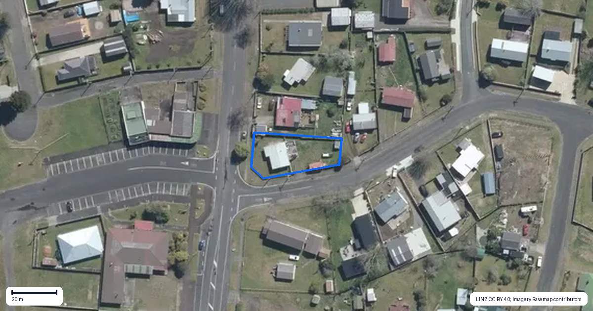 Property context map for 52 Rangatira Drive, Mangakino