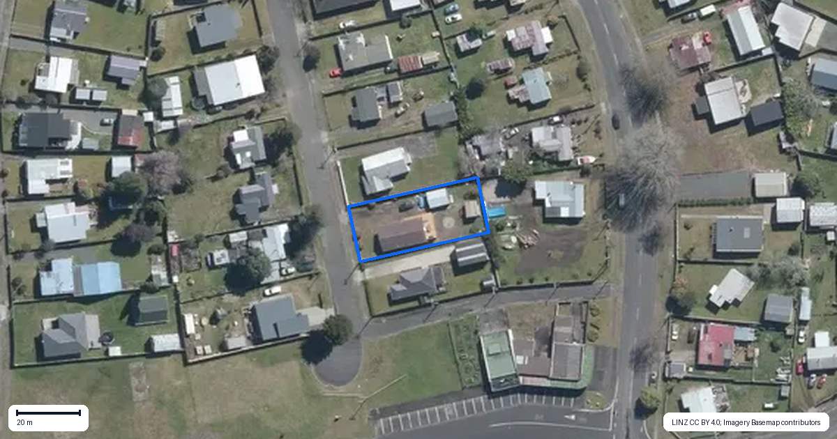 Property context map for 10 Miro Street, Mangakino